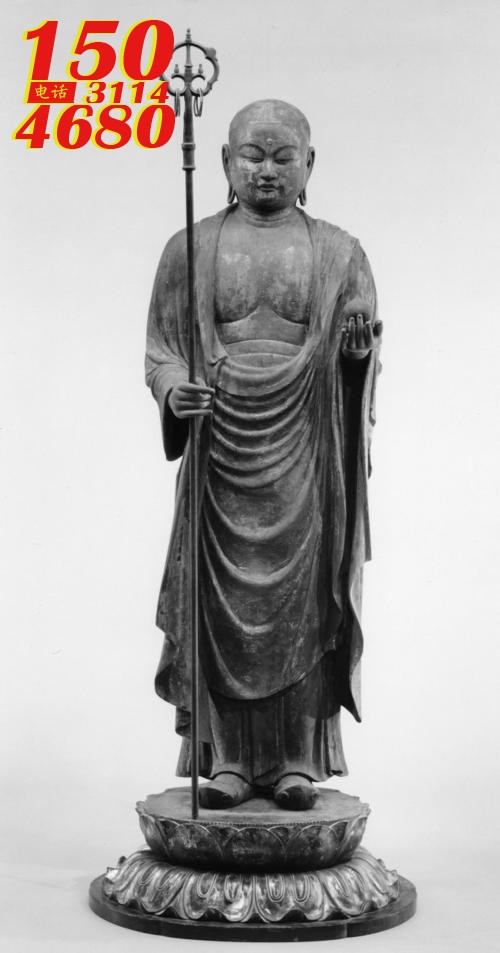 地藏王菩薩(地藏菩薩)石雕/銅雕/玻璃鋼雕塑像廠家定制圖片之“地藏王菩薩雕塑像 (8)”